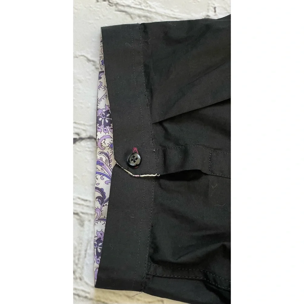 Men’s Black Short Sleeve Button Up Shirt NWT!